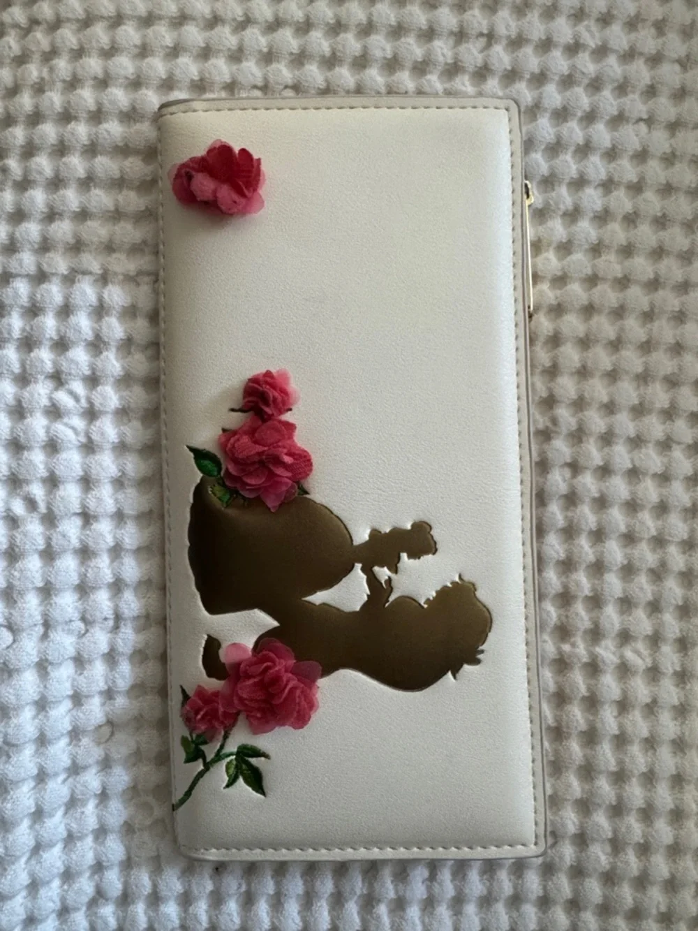Loungefly Disney Beauty and the Beast Organza Rose Wallet - Picture 1 of 5